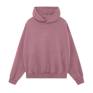 เสื้อสเวตเชิ้ตมีฮู้ดสีพื้นสำหรับผู้ชาย ผ้าเฟรนช์เทอร์รี่ถัก แขนยาว เหมาะสำหรับใส่ในฤดูใบไม้ร่วง - Product Image 1