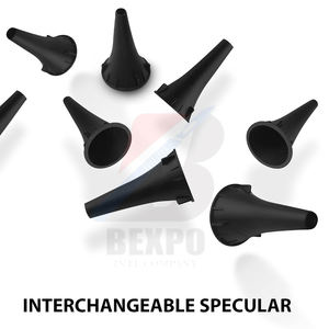 Otoscopio de Fibra Óptica Mini Rainbow de Varios Colores - Otoscopio de Bolsillo con Estuche, Set de Diagnóstico ENT con Bombilla Adicional Incluida (Verde Azulado) - Product Image 5