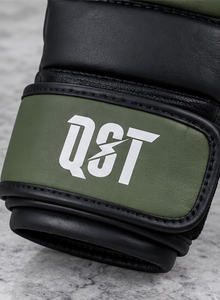 Gants de MMA durables en cuir PU, gants de protection pour l'entraînement, rembourrage renforcé, fermeture Velcro réglable au poignet - Product Image 4