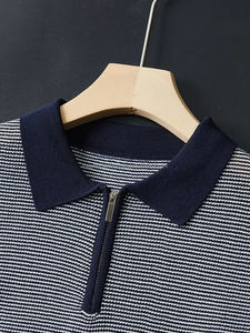 Camiseta de polo de golf para hombre hecha a medida con logotipo de secado rápido con cuello en V polos de algodón blanco, polos para hombre - Product Image 3