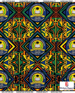 Custom African Wax Print Fabric Manufacturer School Anniversary Convention Uniform Celebration Fundraising Textile OEM ODM - Product Image 5