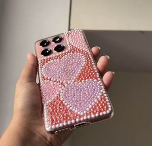 Funda de Teléfono Ligera de 80g con Diseño de Minnie Mouse, Rectangular, con Cuentas y Relieve, Hecha a Mano con Cerdas de PP de NEHA ENTERPRISES - Product Image 1