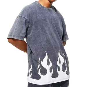 Fully Sublimation Eco-Friendly Polyester/Cotton Quick Drying Men Casual Graphic T-<b>shirts</b> Custom Print O-Neck Short Sleeve - Product Image 1