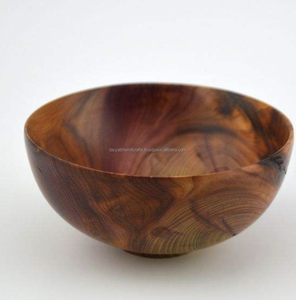 Proveedor de Fábrica, Tazones de Madera Ecológicos en Dorado y Marrón, Tazón para Servir con Tapa, Diseño Navideño - Product Image 5