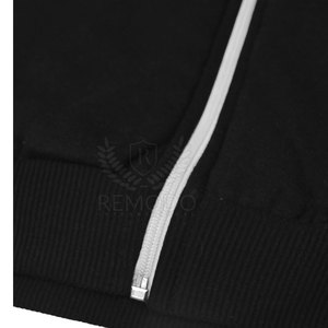 Good Quality Fully Customized Logo Men Full <b>Zip</b>-<b>Up</b> Hoodie Hooded Quick Dry 100% Cotton Winter Wear Rib Cuff Sleeve High Street - Product Image 5