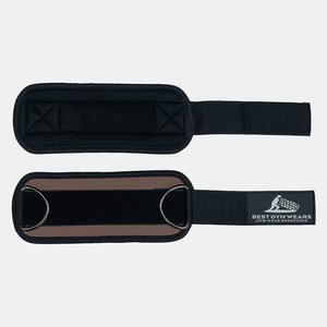 สายรัดข้อเท้าแบบนีโอพรีนบุฟองน้ำสำหรับยกน้ำหนัก เพิ่มแรงในการยก ปรับได้ มีห่วงรูปตัว D สำหรับเชื่อมต่อสายเคเบิล เหมาะสำหรับออกกำลังกายในยิม - Product Image 5