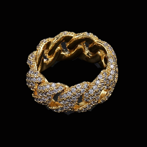 Handcrafted Full <b>Iced</b> Moissanite Diamond Pave Setting Customized Hip Hop Branded New Fashionable Man's and Women's Jewelry - Product Image 3