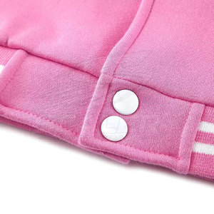 Factory Direct Supply Men Winter Varsity Jacket Premium Stitching <b>Covered</b> <b>Button</b> Closure Long Sleeve Design Stand Front - Product Image 5