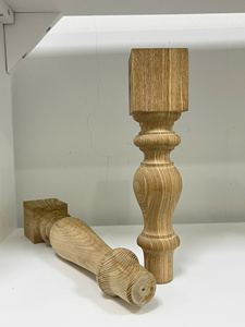 Patas de Sofá de Madera Maciza Directas de Fábrica, Patas de Muebles de Madera Torneadas a Medida, Patas de Sofá de Madera Natural sin Acabado - Product Image 5