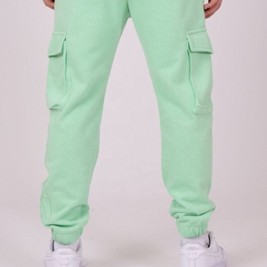 Survêtements personnalisés pour hommes en molleton épais de coton français, sweats à capuche et pantalons, avec logo brodé - Product Image 3
