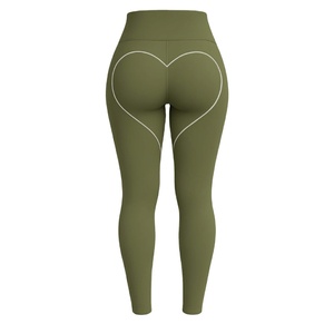 Mid Waist Knitted Breathable Anti-Bacterial Yoga <b>Leggings</b> for Women <b>with</b> <b>Pockets</b> Full Length <b>Workout</b> Running - Product Image 1