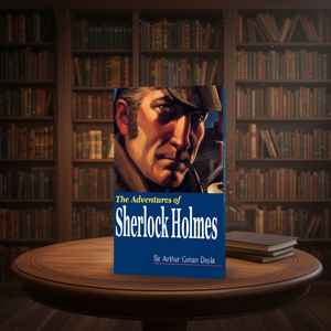 Les Aventures de Sherlock Holmes par l'auteur Arthur Conan Doyle, impression de livre broché personnalisé à couverture souple - Product Image 1