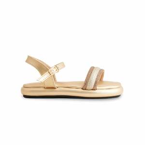 Sandale à talon doré pour filles Design fantaisie KD4806 - Product Image 4