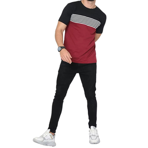 Nouveau T-shirt Homme 100% Coton Col Rond Coupe Oversize Épaules Tombantes Streetwear Uni Grammage Lourd - Product Image 1
