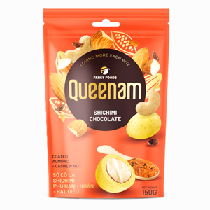 Factory Bulk Selling Dragee <b>Chocolate</b> 150G Shichimi <b>Chocolate</b> Coated Almond Cashew Nuts Snacks HALAL OEM/ODM Hot Sale Good Price - Product Image 1
