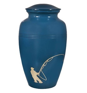 Urna Funeraria de Metal con Textura Clásica Personalizada AHO, Estilo Europeo, 200 Pulgadas Cúbicas, Diseño Duradero y Personalizable - Product Image 6