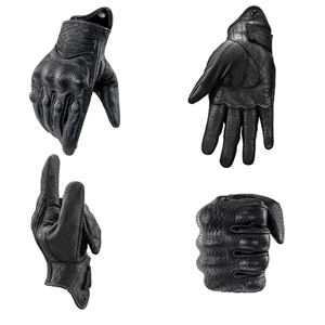 Nouveaux Gants de Moto Personnalisés Haut de Gamme pour Hommes – Respirants, Imperméables, avec Fermeture Éclair, en Cuir Véritable, pour Sports de Plein Air - Product Image 3