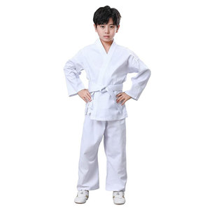 Unisex Adult Taekwondo Uniform White With Red Trim Regular Fit Cotton Martial Arts Wear Kit In Stock - Product Image 4
