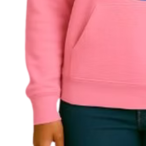 Sweat à capuche graphique rose pour femme, pull décontracté à manches longues, streetwear quotidien, vêtement confortable pour un style de vie actif - Product Image 2
