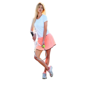 Débardeur de tennis pour femme, col carré noir, personnalisable avec le nom de l'équipe, sans manches, anti-humidité, coupe athlétique, 100 % polyester, sport - Product Image 3