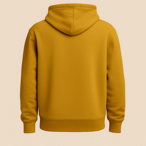 Sudadera con Capucha Amarilla Impermeable y Antiencogimiento para Hombre con Estampado Gráfico 'UNIQUE' - Ropa Casual Elegante y Cómoda - Product Image 3