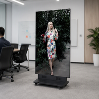 Écran d'affichage LED portable pliable à trois volets, double face, trois côtés, intérieur, 4K, avec technologie GOB P2.5