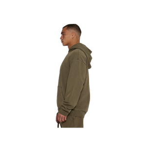 Sudadera con Capucha Extra Grande para Hombre, 450 GSM, Color Sólido, Felpa de Algodón, Estilo Casual, Diseño con Bolsillos, Corte Regular, Otoño - Product Image 3