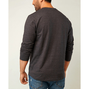 Camiseta Formal de Manga Corta con Cuello Redondo y Bordado de Letras, 100% Algodón, para Hombre, Marca Personalizada TS-317, Venta al Por Mayor - Product Image 5