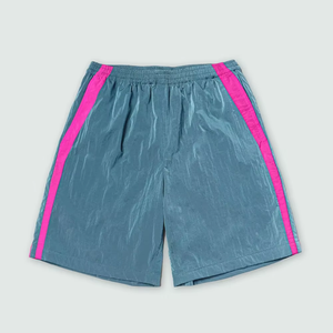 Pantalones Cortos Casuales para Hombre, hasta la Rodilla, de Tela Oxford, Color Sólido, con Raya Lateral Rosa, Cintura Media Elástica, Secado Rápido, Resistentes al Viento, Ecológicos - Product Image 2