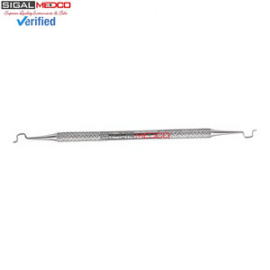 Applicateur de ligature Twirl-On 5,5 pouces à double extrémité, instrument de pose d'élastiques en acier inoxydable de qualité allemande, manuel orthodontique - Product Image 6