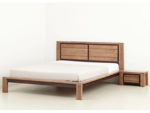 Plateforme de lit pleine grandeur en bois de manguier massif, convertible, réglable, pliable, durable, de luxe moderne, de haute qualité, écologique, vente en gros - Product Image 3