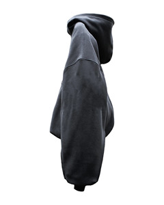 Hoodie oversize personnalisable pour homme, coupe régulière, avec empiècements de couleur, en molleton, style hiver, en tissu French Terry, effet vieilli - Product Image 3