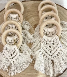 Anillo para servilletas de macramé - Product Image 1