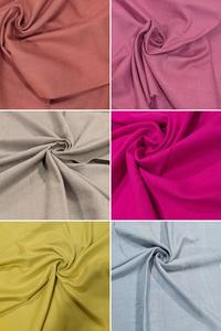 ผ้าป๊อปลินทอแบบด็อบบี้ ย้อมสี  น้ำหนักปานกลาง  ทำจากเส้นใยธรรมชาติ  เป็นมิตรต่อสิ่งแวดล้อม  สำหรับเสื้อผ้าและเครื่องประดับ 01 - Product Image 5