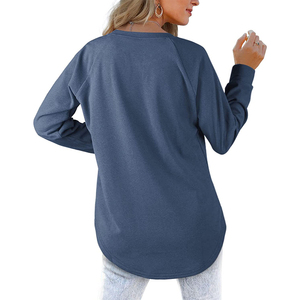 Sudaderas con Capucha Casuales para Mujer, Mezcla de Algodón, 300g, Hombros Caídos, Manga Larga, con Cordón Ajustable y Bolsillos - Product Image 1