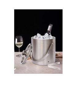 Elegante Cubitera Metálica con Asas Laterales para Restaurante, Hotel, Bar, Fiestas, Servicio de Bebidas - Product Image 5