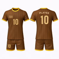 Uniforme de Fútbol Sublimado Personalizado con Nombre del Jugador, Logotipo del Equipo, Marca Privada OEM, Transpirable, de Secado Rápido, 100% Poliéster, Tallas Grandes, Deportivo