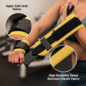 Accesorios de Fitness, Muñequeras Deportivas, Cómodas y Sostenibles, Diseño con Presilla para el Pulgar, Muñequeras para Levantamiento de Pesas, Precio al por Mayor - Product Image 3