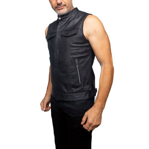 Chaleco de Cuero para Hombre de Alta Calidad, Cómodo y Ligero, Transpirable, con el Último Diseño de Moda, Chaleco de Cuero al por Mayor para Hombre - Product Image 2