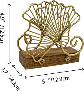 Nouveau style de porte-serviettes en bois écologique, design en forme de cœur, porte-serviettes pour la table, décoration de la maison, restaurants - Product Image 4