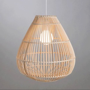 Modern Creative Rattan Lamp Shade Chandeliers Customized Pendant <b>Light</b> without Lighting Modern Lighting From Vietnam - Product Image 3