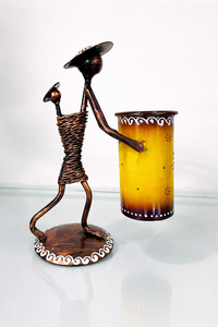 Artisanat métallique Décoration d'intérieur Pièce décorative de table Composants métalliques découpés et façonnés à la main Peinture poudrée Art déco Diwali - Product Image 2