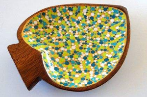 Bandeja de Madera Esmaltada para Servir Frutas, Organizador de Aperitivos, Tabla de Presentación de Postres, Bandeja para Té, Café, Desayuno - Product Image 3