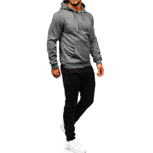 Survêtement pour homme de haute qualité 100% coton, impression de logo personnalisée, jogging pour homme, ensemble de survêtement d'hiver personnalisé en deux pièces - Product Image 3