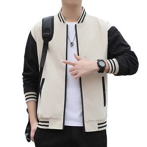 Chaqueta con letras de lana de estilo callejero para hombre, diseño único personalizado, servicio OEM de excelente calidad disponible para ropa de invierno - Product Image 1