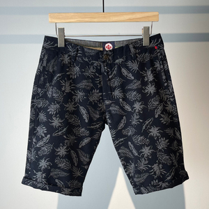 Men's Trendy <b>Printed</b> Five Quarter Shorts Summer Quick Dry Breathable <b>Canvas</b> Button Fly Beach Casual Lightweight Mid Waist Pants - Product Image 5