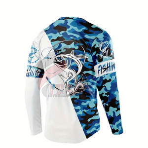 Camisa de Pesca de Secado Rápido, Transpirable, con Protección UV, Ligera, para Pesca al Aire Libre, Manga Larga, Tejido con Control de Humedad - Product Image 2