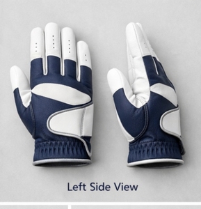Gants de frappe pour softball en Spandex/Polyester, design ambidextre, fermeture auto-agrippante, tissu respirant, prise flexible et soutien de la main. - Product Image 4