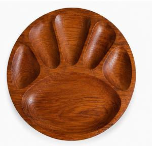 Bandeja de Madera Natural Ecológica y Duradera para Tacos, Soporte para Servir Hecho a Mano para Comida Mexicana, Restaurante, Cocina - Product Image 3