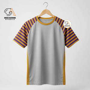 เสื้อยืดโอเมก้า กรีก ไลฟ์ เมนส์ มัสตาร์ด ผ้าฝ้าย 100% เป็นมิตรกับสิ่งแวดล้อม ระบายอากาศได้ดี แขนสั้น คอกลม ทออย่างดี สำหรับใส่เป็นทางการ - Product Image 3